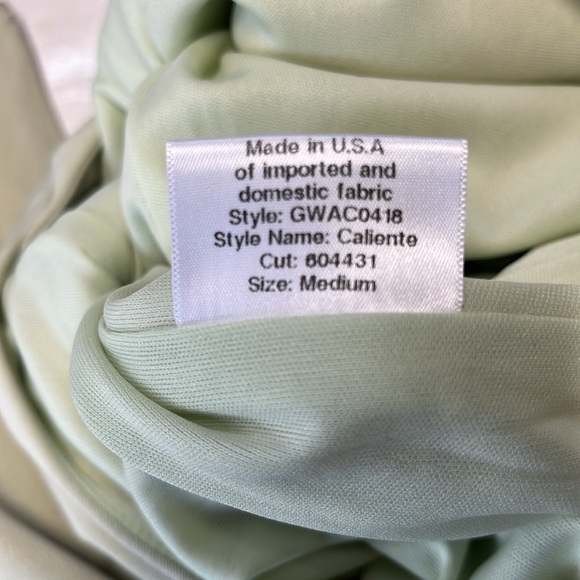 Katie May | Caliente Deep V-Neck Midi Dress Mint Green Bridesmaid Wedding M - Picture 16 of 16